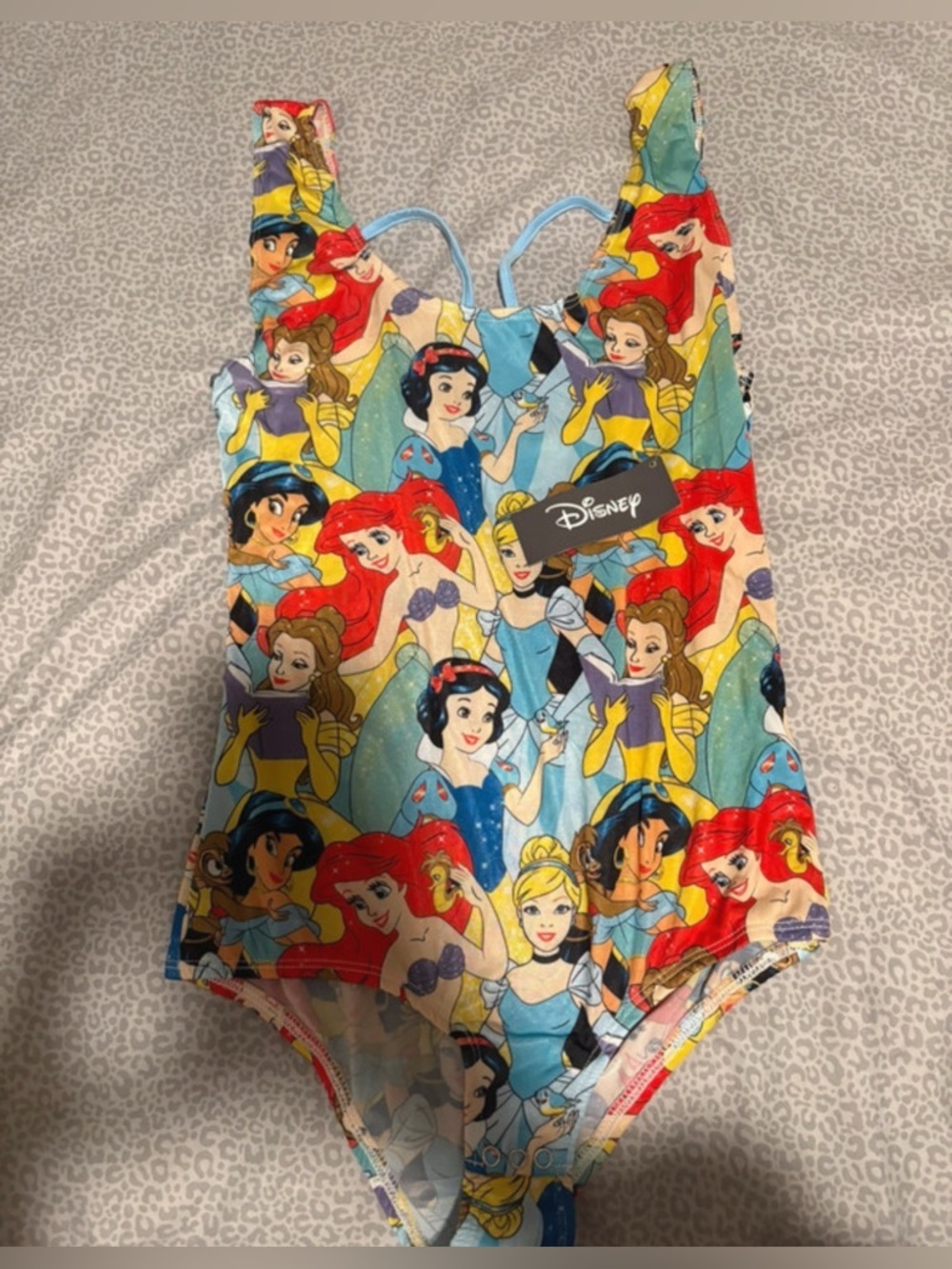 NWT-girls 5TDisney Princess One-Piece Swimsuit in Multicolor